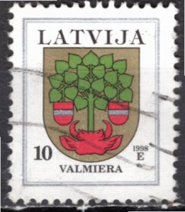 Latvia; 1998: Sc. # 368b: Used Single Stamp