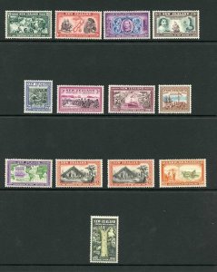 New Zealand SG613/25 1940 Set of 13 M/M Cat 70 pounds