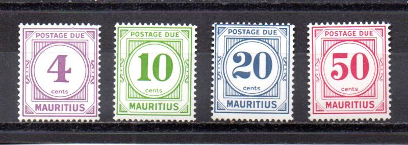 Mauritius J8,J11-J13 MNH