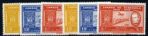 Venezuela 1959 Stamp Centenary unmounted mint set of 6, S...