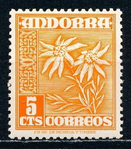 Spanish Andorra #38 Single MH