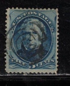 USA Scott # 185 Used  - Zachary Taylor