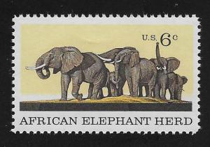 SC# 1388 - (6c) - Natural History, Elephants, MNH