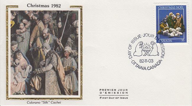 1982 Canada Christmas Creche (Scott 974) Colorano FDC