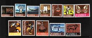 D4-Zambia-Sc#39-50-unused NH definitive set-1968-