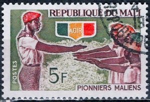 Mali; 1966: Sc. # 94: Used CTO Single Stamp