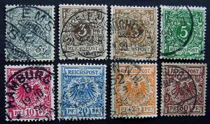 Germany, Scott 45-51, Used complete set