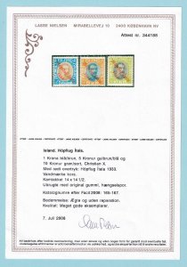 ICELAND C13 HOPFLUG AIRMAIL MINT HINGED OG *  CERT NO FAULTS VERY FINE! - R489