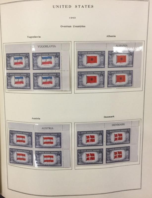 {BJ Stamps} UNITED STATES 20th Century Plate Block collection, 1933-62. CV $930