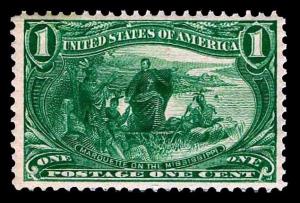 US.# 285 .01c TRANS-MISS ISSUE  MOGNH - VF - $72.50 (ESP#6610)