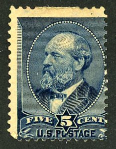 U.S. #216 MINT OG HR THINS