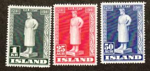 Iceland 237-239 Mint NH!