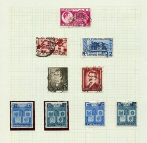 ROMANIA 1930s/40s M&U Incl.Imperfs Sport (Appx 90 Items)(Rom20