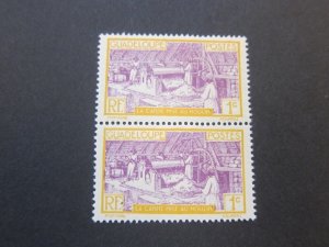 French Guadeloupel 1928 Sc 96 pair MNH