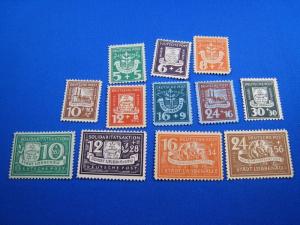 GERMANY - SOVIET ZONE LOCAL STAMPS - SPREEWALD - Mi # 1-12  -   MLH      (kb)