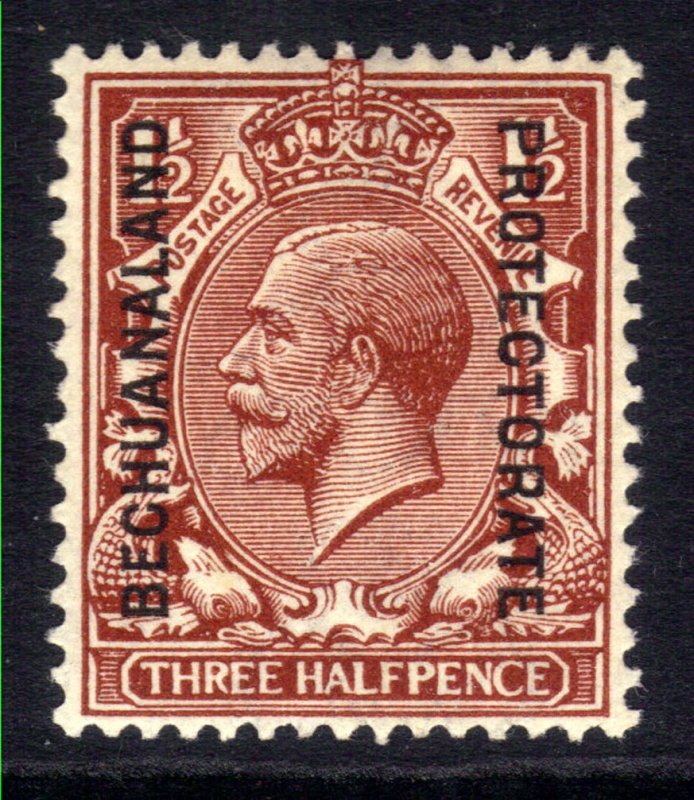 Bechuanaland 1913 - 24 KGV 1 1/2d Red Brown MM SG 75 ( G1051 ) 