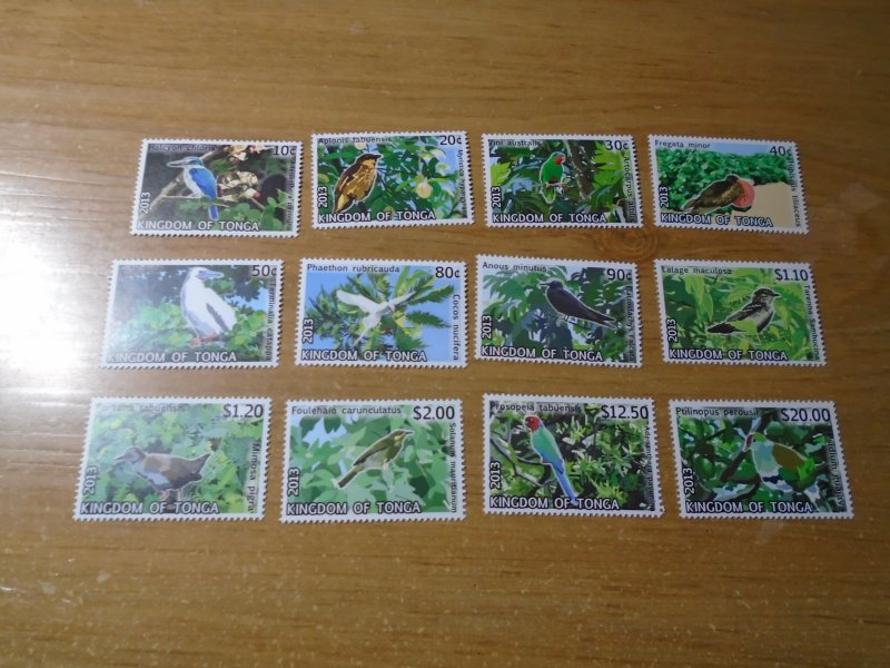 Birds   Tonga  #  1203-14  MNH