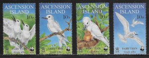 Ascension Scott #'s 725 - 728 MNH