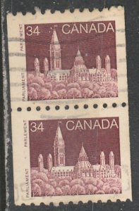 Canada   952     Paire(Coil)    (O)   1985    Le $0.34