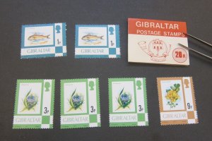 Gibraltar 1977 Sc 341,343,348 Booklet