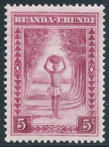 Ruanda Urundi, Sc #37, 5c MH