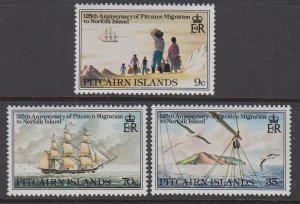 Pitcairn Islands 203-205 MNH VF