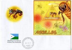 DJIBOUTI FDC BEES INSECTS