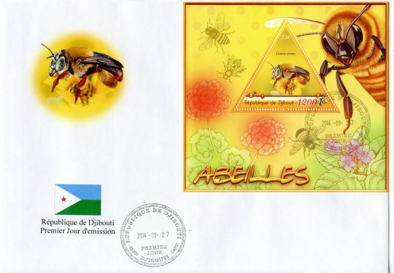 DJIBOUTI FDC BEES INSECTS