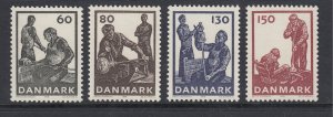 Denmark 593-6 Glass Production mnh