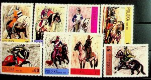 POLAND Sc 1946-53 NH ISSUE OF 1973 - UNIFORMS