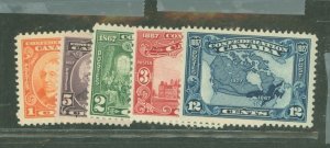 Canada #141-145  Single (Complete Set)