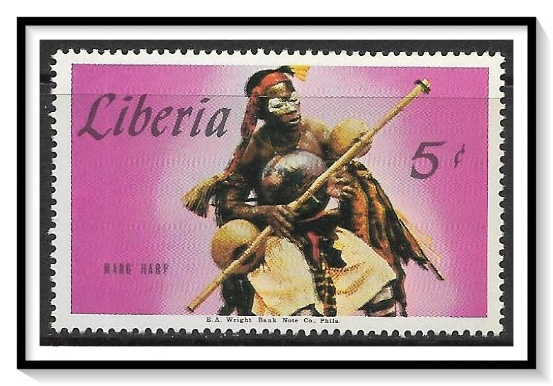 Liberia #468 Native Instruments MNH