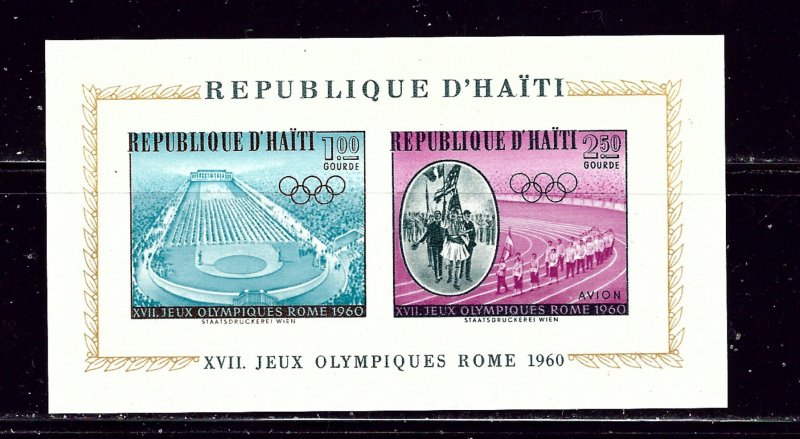 Haiti C165a MNH 1960 Olympics S/S