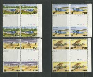 Fiji - Scott 385-388 - General Issue 1978- MNH - Gutter Pairs -Set of 4 Stamps