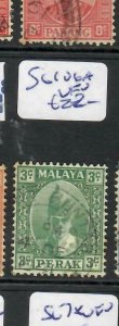 MALAYA  PERAK (P2612B)  SULTAN 3C  SG 106A     VFU 