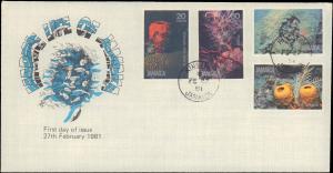 Jamaica, Worldwide First Day Cover, Marine Life