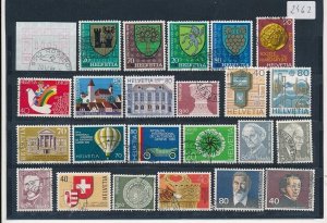 D397367 Switzerland Nice selection of VFU Used stamps