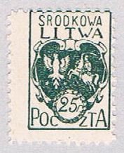 Lithuania 2 Used Coat of Arms 1918 (BP38004)