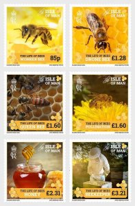 Isle of Man / Man - Postfris/MNH - Complete set Bees 2024