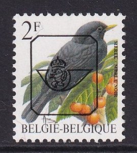 Belgium  #1433  MNH  1992  birds 2f  pre cancelled merle noir