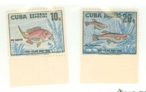 Cuba #E26-E27 Unused Single (Complete Set)