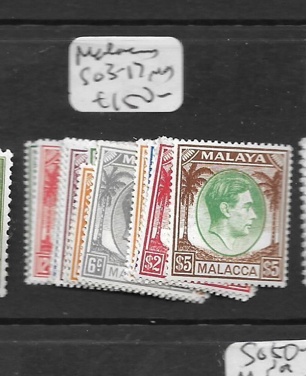 MALAYA MALACCA (PP0109B) KGVI SG 3-17  MOG