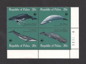 PALAU SC# 27a F-VF MNH 1983 W/PL#