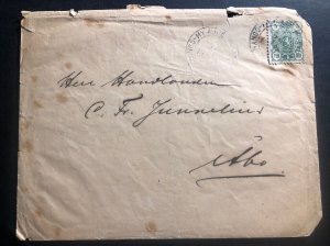 1892 Hanko Finland Vintage Cover To Turku