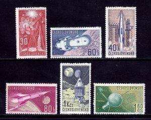 Czechoslovakia - Scott #1105-1110 - MNH - SCV $5.00