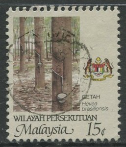 STAMP STATION PERTH Wilayah Persekutuan #114 Agriculture  Crest Used 1986