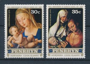 [116758] Penrhyn 1978 Christmas art paintings Durer  MNH