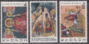 Cyprus Sc #429-431 Mint Hinged
