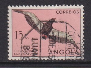 Angola   #335  used   1951  birds  15c