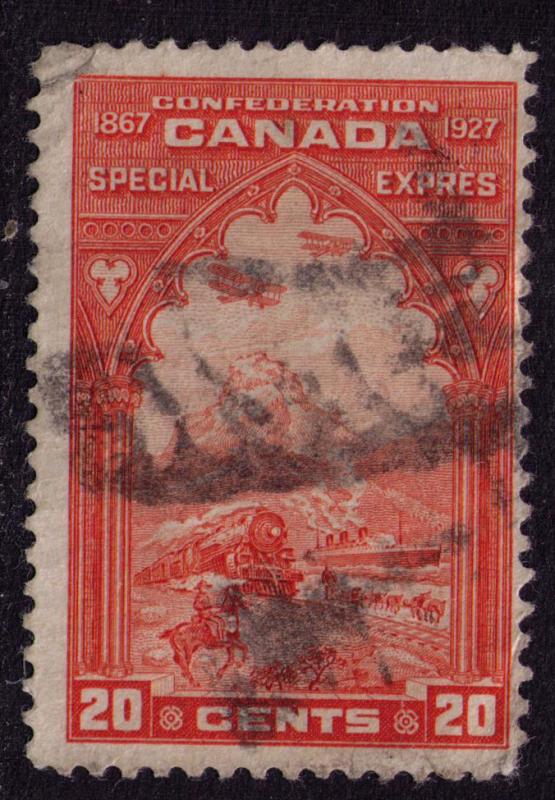 Canada # E3 Used VF  light cancel  Cat $ 30